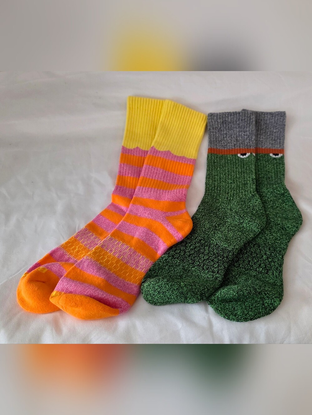 Bombas Adult Large Unisex Sesame Street Socks 50th Anniversary 2-Pack opened New